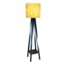 Dua Lighting Four Legs Timber w Syapiq Paper Shade Floor Lamp