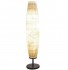 Dua Lighting Bamboo Stick on Resin w Brass Base Floor Lamp