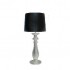 Dua Lighting Resin Cast Prada Color w Black Shade Table Lamp